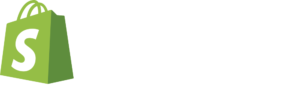 shopify logo white transparent